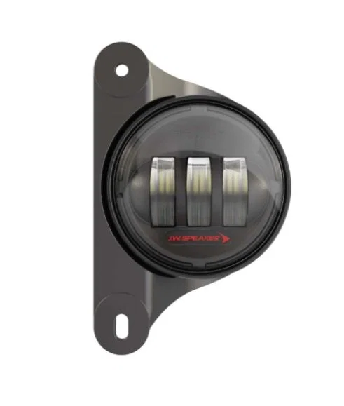 0558051 – JW SPEAKER Driving/ Fog Light, LED Bulb 4 Inch Round 1.6 AMP At 12 Volt Fog Beam 1080 Raw Lumens Clear Poly...